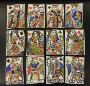 Late 16th century style playing cards