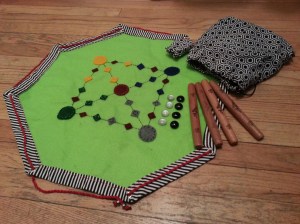 Yut nori, a traditional Korean game